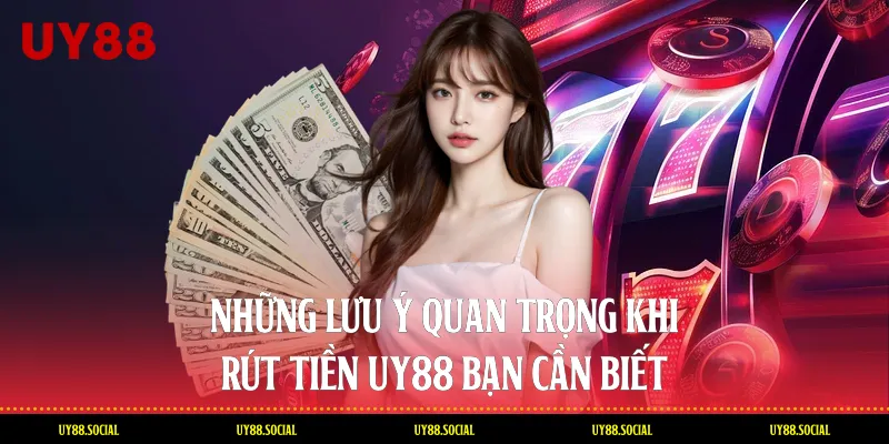 Những Lưu Ý Quan Trọng Khi Rút Tiền Uy88 Bạn Cần Biết